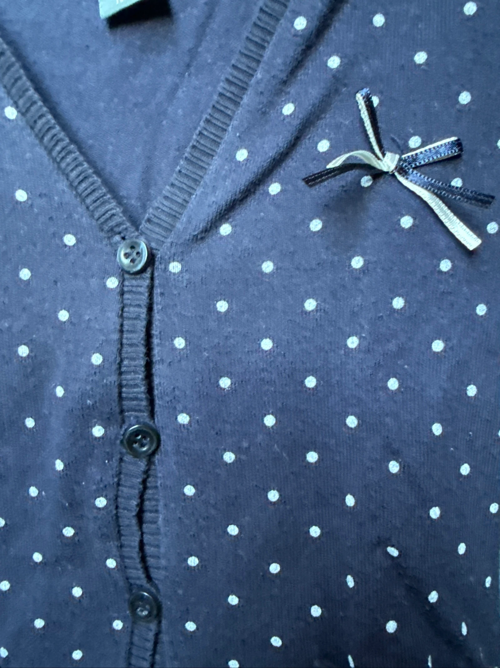 Jaqueta de malha listrada para menina – photo 2